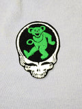 3.5" x 2.5" Steal Your Face Dancing Bear Patch-Grateful Dead