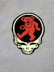 3.5" x 2.5" Steal Your Face Dancing Bear Patch-Grateful Dead