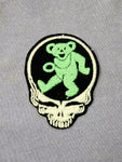 3.5" x 2.5" Steal Your Face Dancing Bear Patch-Grateful Dead