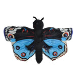 Huggers Blue Pansy Butterfly Stuffed Animal 8"
