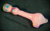 Large Pink Chillum W/Side Mouthpiece