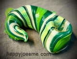 Slime Green Sparkly Tentacle Handpipe