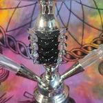 11" Dual Hose Black Hookah