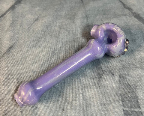 Sparkly Periwinkle Gray Handpipe