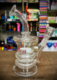 Perk Tech Bent Neck Waterpipe w/ Fritted Disc Perc