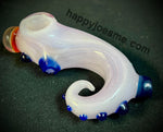 Purple Tentacle Handpipe W/Marble