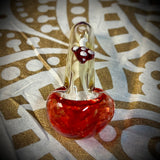 4” Color Frit Head W/Design On Top Handpipe