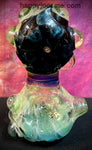 Fumed Checkered Standing Handpipe