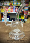 6" Bent Neck Waterpipe w/Showerhead Perc Made In Arizona