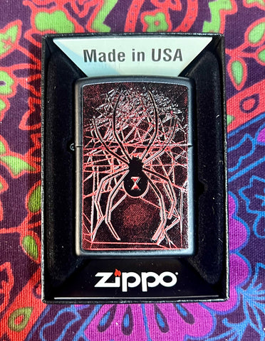 Zippo Spider Design