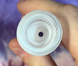 3.5" White Wide Chillum