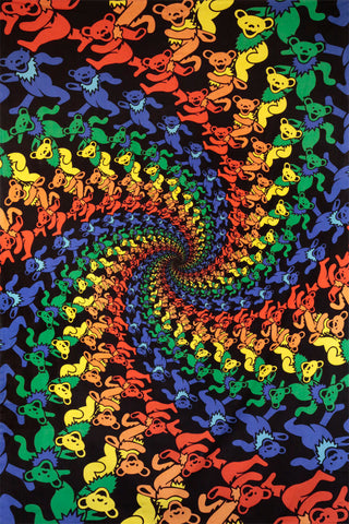 Sunshine Joy 60X90 3D Dancing Bears Spiral Tapestry