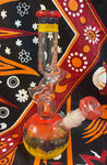 10" Rock Glass Zig-Zag Waterpipe