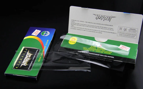 Hornet Transparent Mini Size Cellulose Rolling Papers
