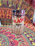 RAW Cones Classic King Size | 100 Pack | Natural Pre Rolled Rolling Paper with Tips & Packing Tubes Included