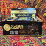 Charcoal Master Lemon Flavor Hookah Coals 33mm
