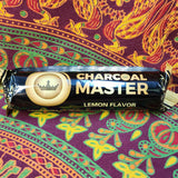 Charcoal Master Lemon Flavor Hookah Coals 33mm