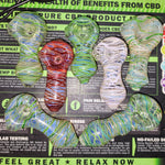 Color Swirl Glass Handpipe by James R. O'Keeffe-$36 Handpipe