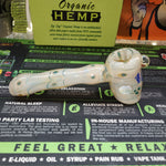 7" Fumed Worked Dry Hammer Pipe by Huggy Bear