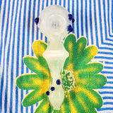 5” Glow In Dark Spoon Ringer Blue Nubs