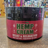 SwizOn Hemp Cream 4oz Relief &Relaxation