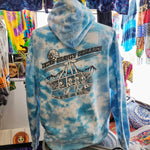 Teton Gravity Research X Grateful Dead Adult XL Hoodie Snowboard Tie Dye Bear