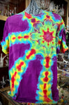 Rainbow Shooting Star On Purple Size-Adult 2XL