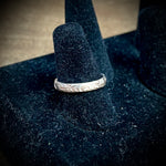 Floral 925 Silver Ring Size-8