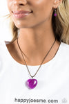 Paparazzi Serene Seeetheart Purple Nekclace