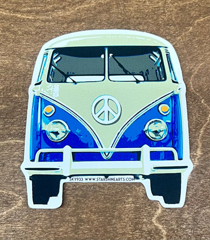 3x2.5 Blue Volkswagen Sticker