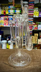 Double Chamber Clear American Bubbler