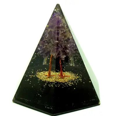 Six Sided Tree Of Life Orgonite Pyramid