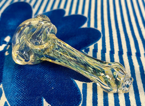 Silver Fume Frit Handpipe