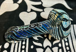 4” Rock Glass Chunky Swirl Handpipe