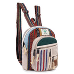 Handmade Lightweight Hemp Mini Backpack