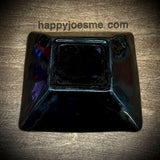 5x5 Dark Red Glass Ashtray