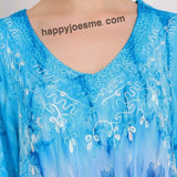 Women’s Tie Dye Embroidered Top