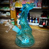 6” Dragon Glass Colorful Waterpipe