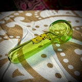 4” Slime Green Pikachu Handpipe ￼