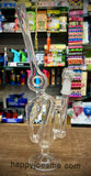 12" American Glass Recycler Waterpipe w/ Dome & Nail