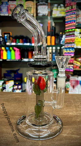 10” Bent Neck Vine Perc Waterpipe