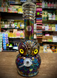 10” Iridescent Owl Waterpipe