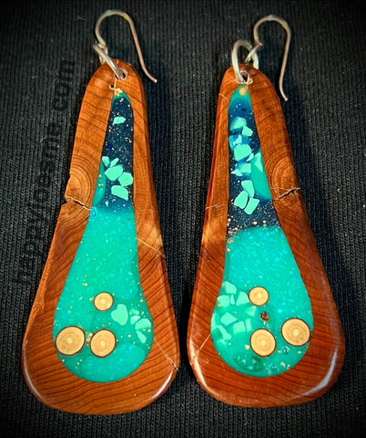 Wooden Handmade Earrings