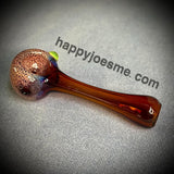 Mini Brown Handpipe W/Frit Bowl