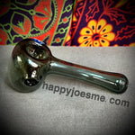 Blue Textured Frit Hammer Handpipe