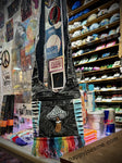 Multicolor Fringe Hippie Mushroom Bag