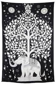 Zest For Life 80X52 Elephant Tree Tapestry