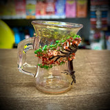Glass Tree Of Life Espresso Cup ￼