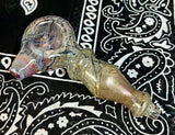 4.5” Clear Fumed Color Whipped Handpipe