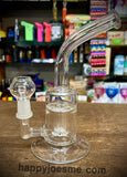 7" Bent Neck Waterpipe W/Inset Perc